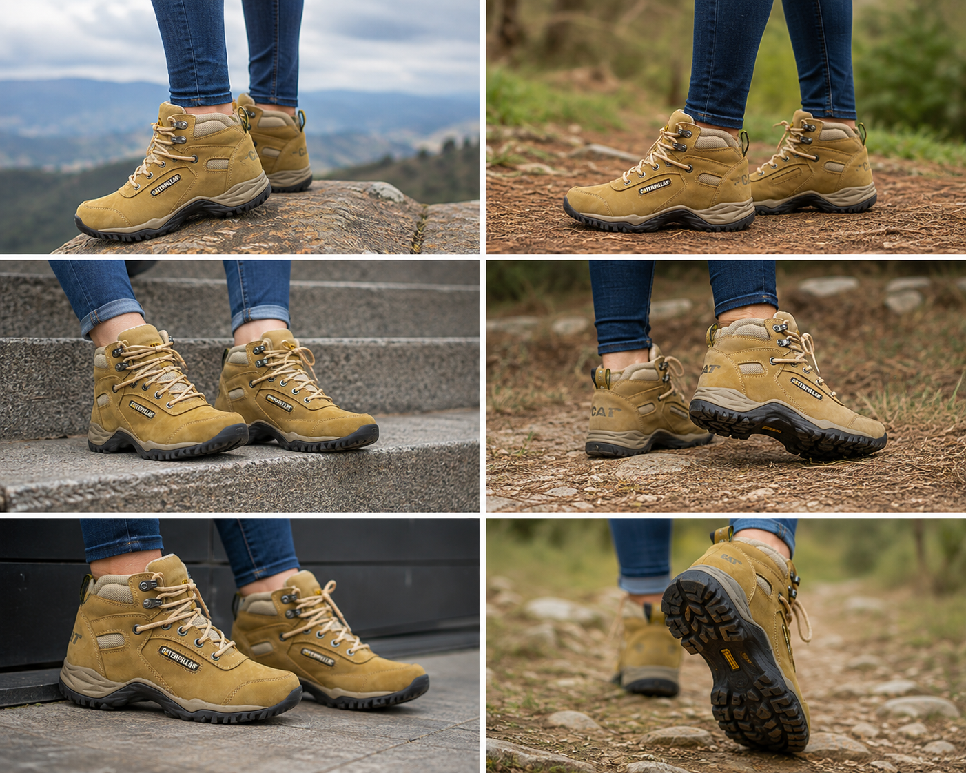 Bota Caterpillar 03 Dama SP Ocre – Comodidad, Estilo y Resistencia para Cada Paso